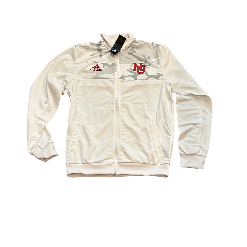 Nebraska Cornhuskers Adidas Men’s Full Zip Up Strategy Track Jacket‎ Medium